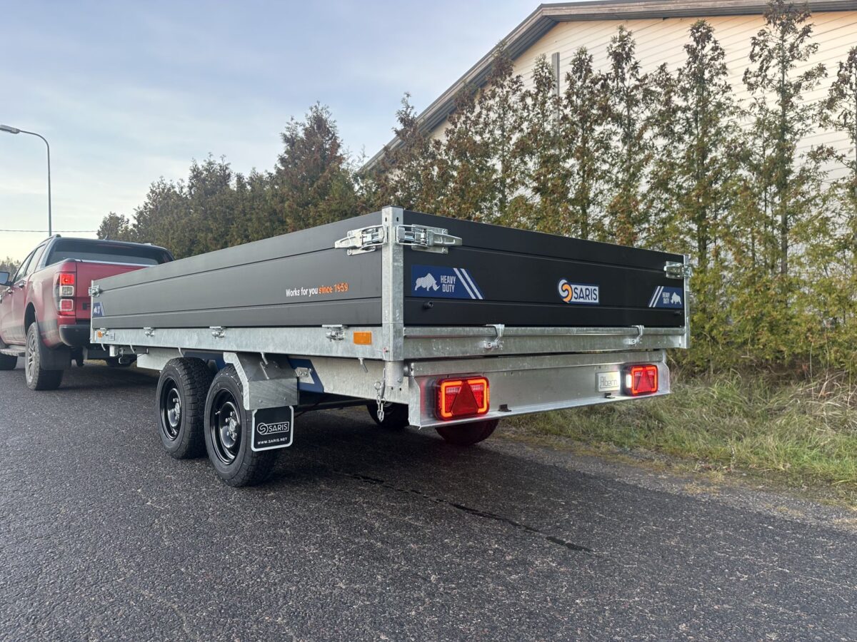 SARIS K3 356x184 3500  HEAVY DUTY kippikärry lehtijousilla - Image 11