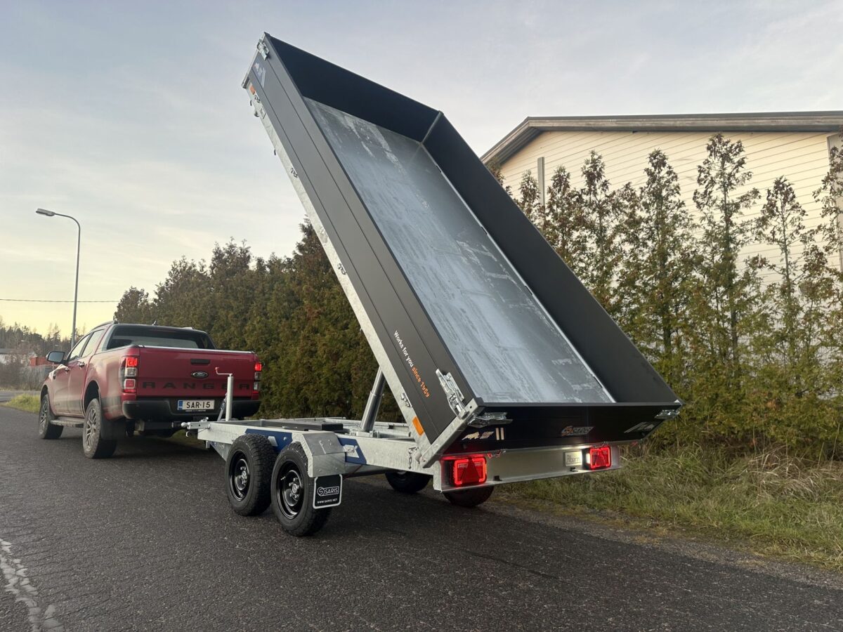 SARIS K3 356x184 3500  HEAVY DUTY kippikärry lehtijousilla - Image 3
